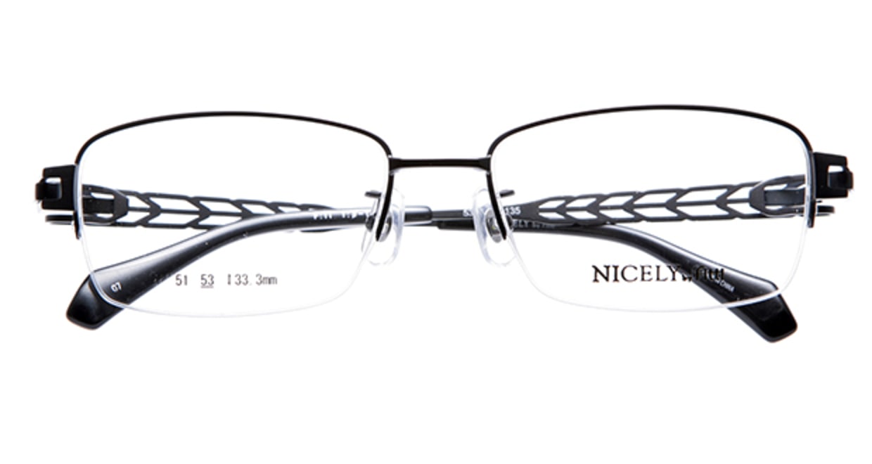 ナイスリー by フィッティ FT-134-7-53 [メタル/ハーフリム/スクエア]  3