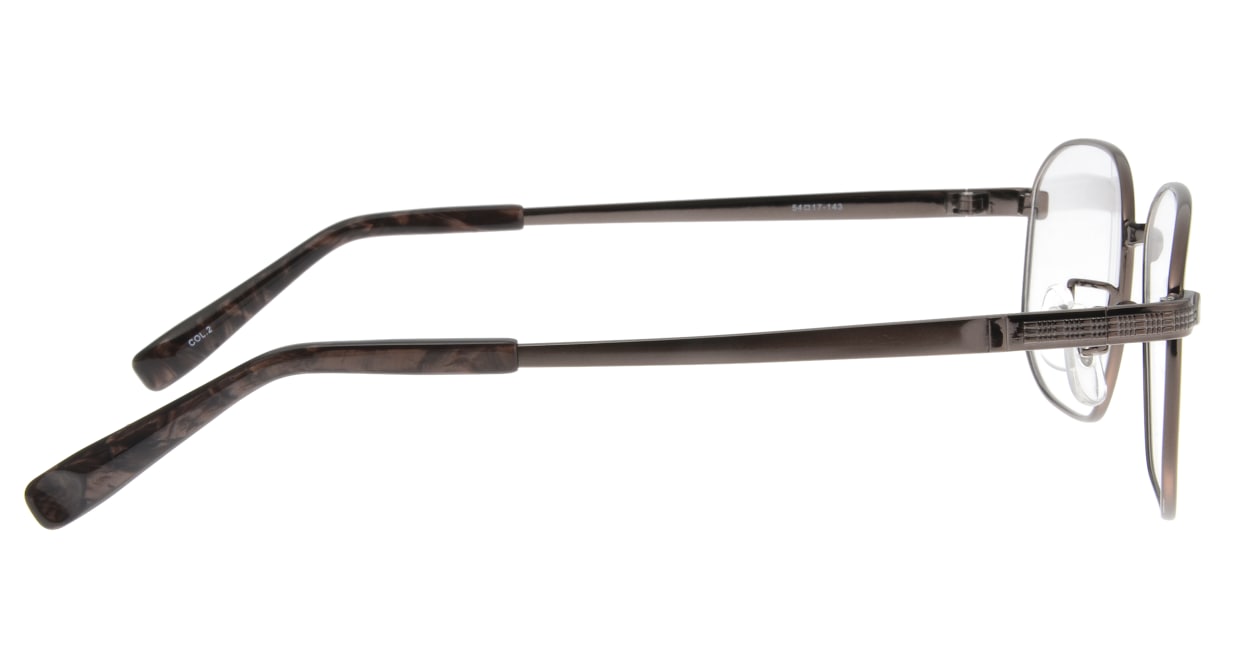 家メガネ 5114-54-C-2 [メタル/ウェリントン/安い/茶色]  1