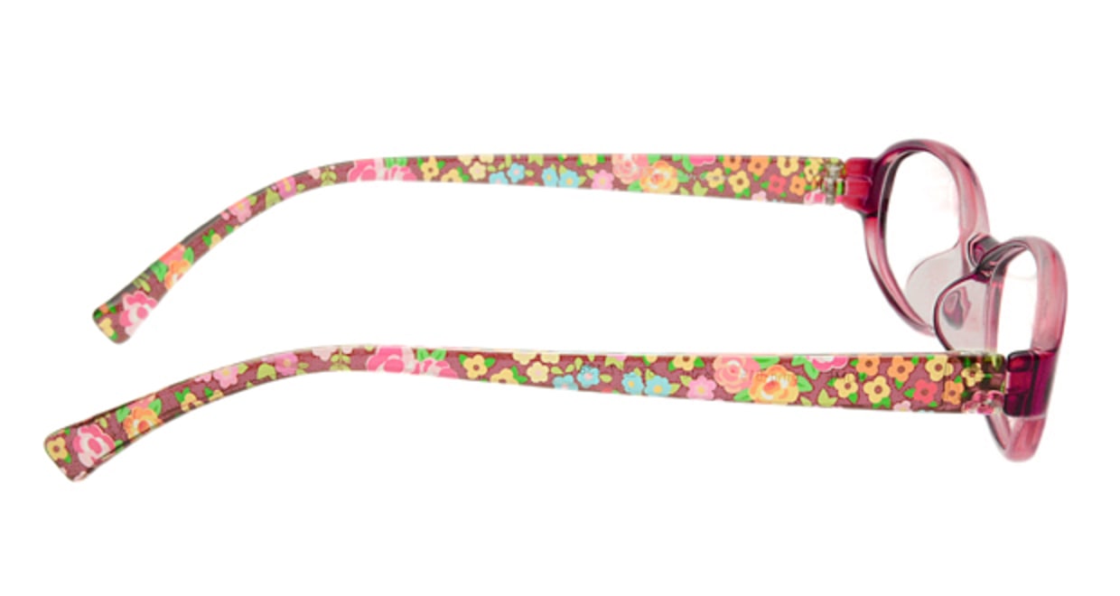 プラスオーエムジー ピーシーレンズセット home-omg-015-3 [伊達メガネ/オーバル/安い/赤]  1