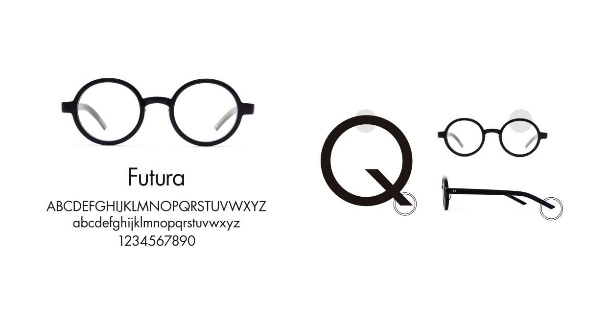 TYPE Futura Regular Black Sunglasses [鯖江産/ラウンド]  3