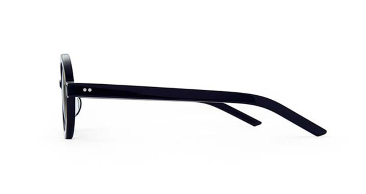 TYPE Futura Bold Black Sunglasses [鯖江産/ラウンド]  1