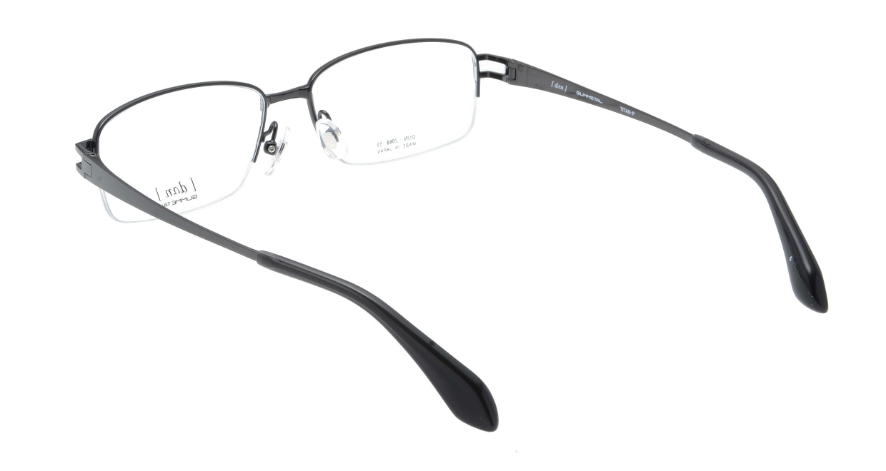 ドゥアン DUN-2068-5 [メタル/鯖江産/ハーフリム/スクエア/グレー]  2