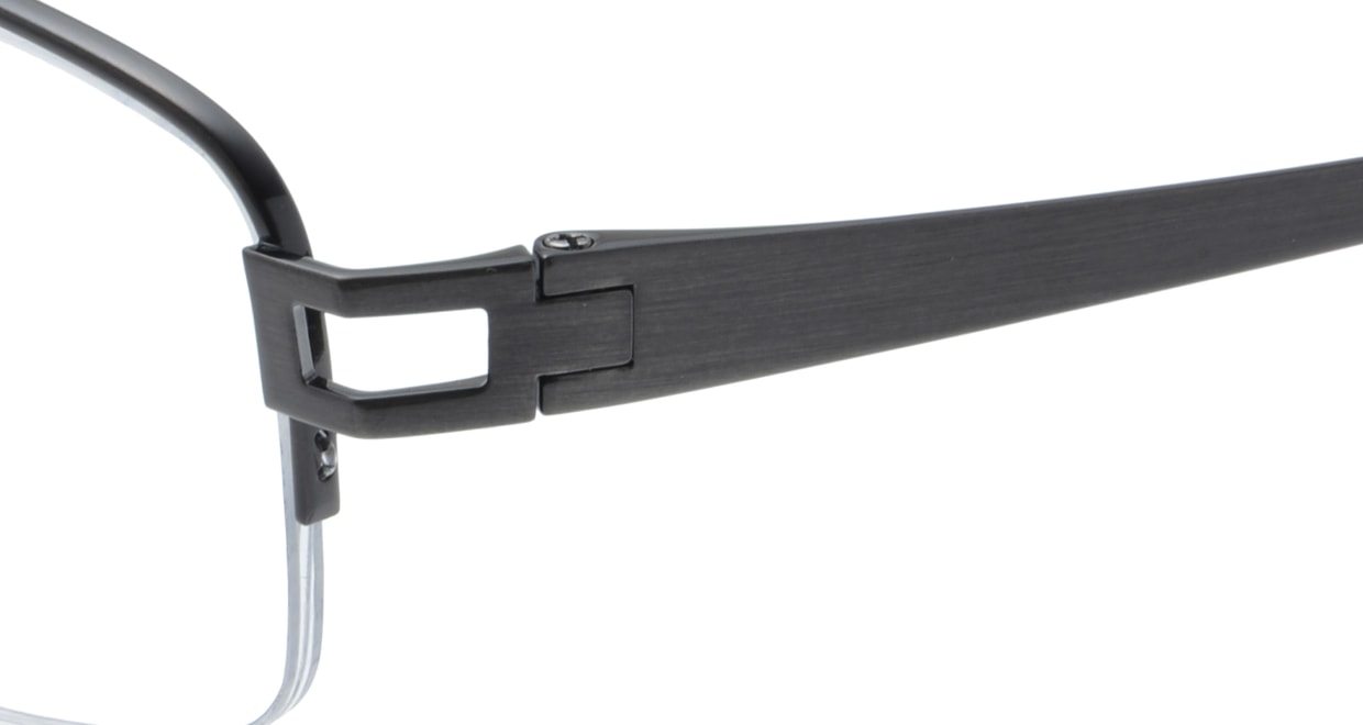 ドゥアン DUN-2068-5 [メタル/鯖江産/ハーフリム/スクエア/グレー]  4