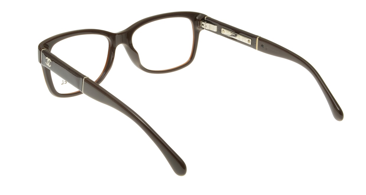 シャネル CH3232Q-C1347-54 Brown/Brown/White Logo [ウェリントン/茶色]  2