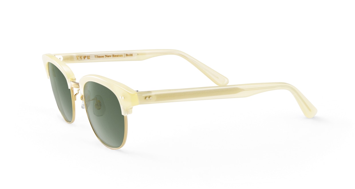 TYPE Times New Roman Bold-Clear Sunglasses [鯖江産/ウェリントン]  1