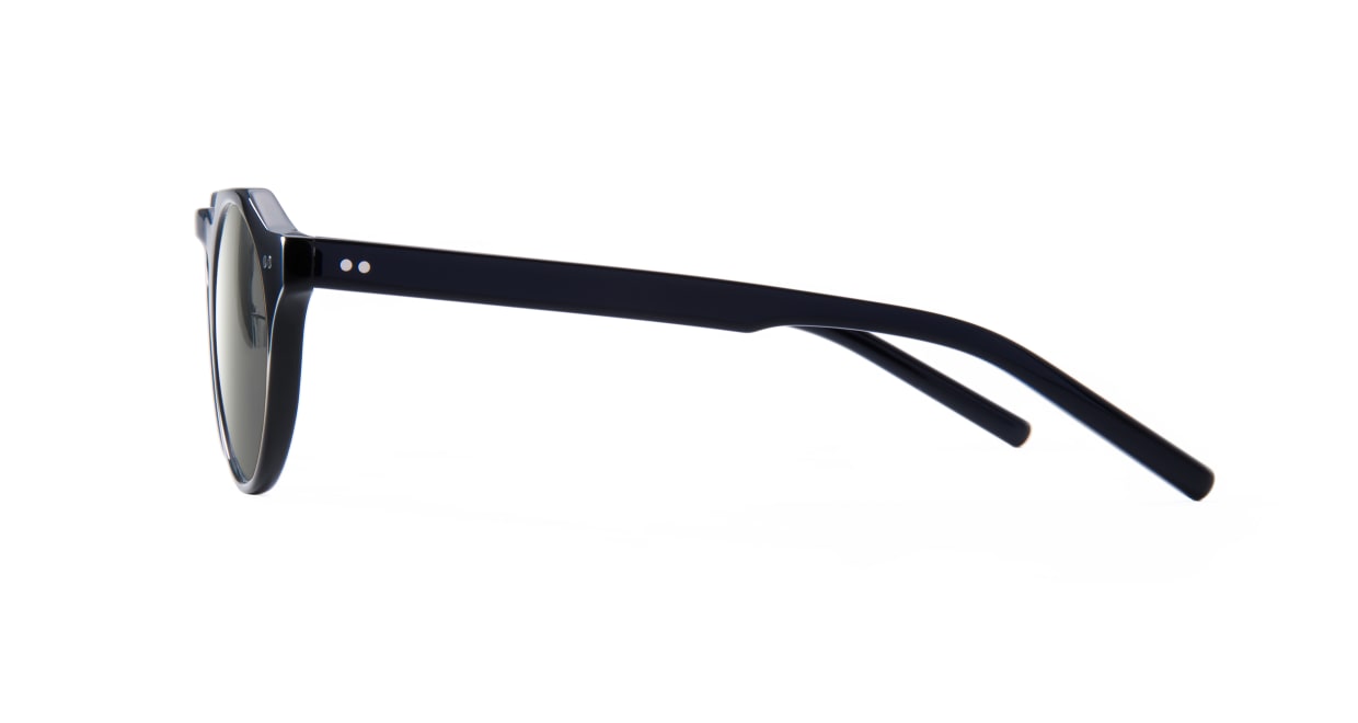 TYPE Serif Gothic Light-Black Sunglasses [鯖江産/ラウンド]  2