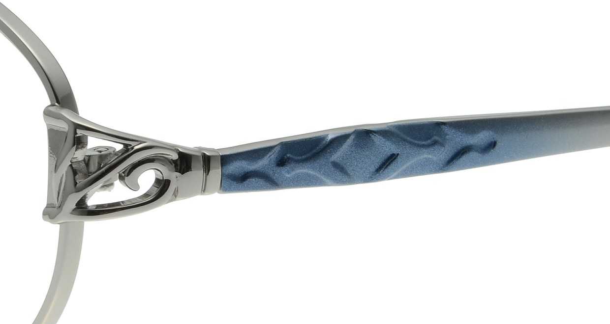 家メガネレンズセット 50-005-52-2 [伊達メガネ/メタル/オーバル/安い/シルバー]  4