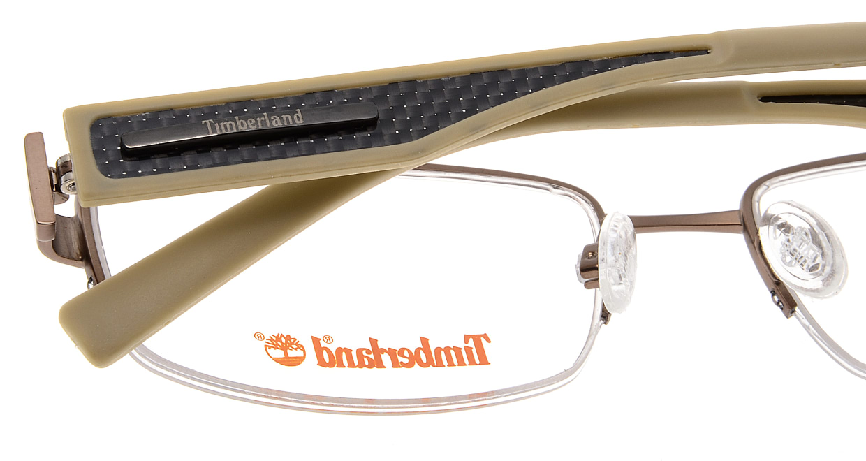 ティンバーランド TB1241-035 [メタル/ハーフリム/スクエア/安い/茶色]  4