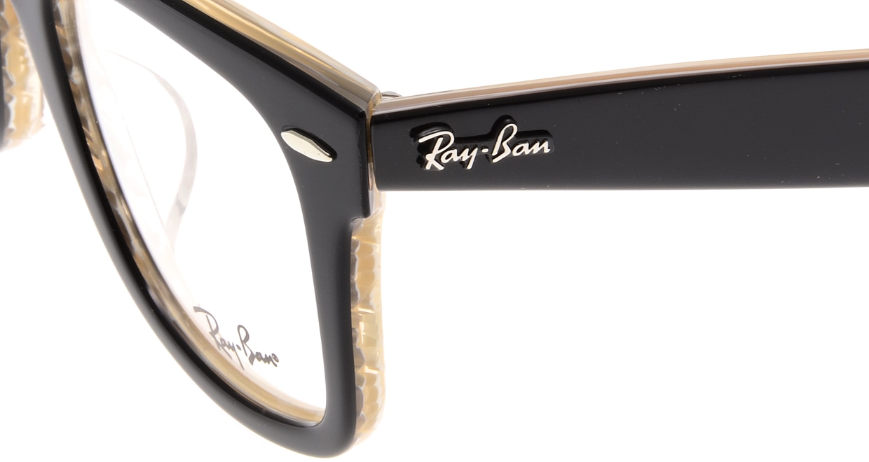 レイバン WAYFARER RX5121F-2464-50 [黒縁/ウェリントン]  4