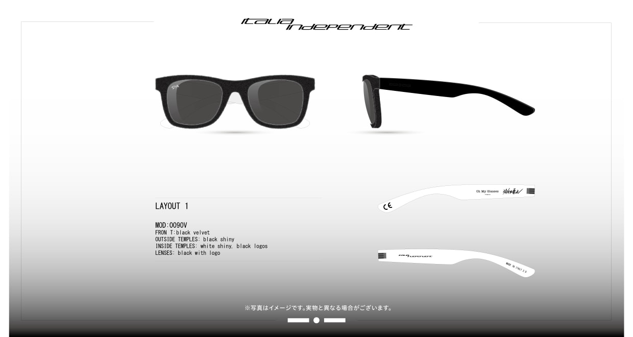 イタリア インディペンデント「俺のサングラス 冷牟田竜之モデル」 I-I MOD 090V BLACK [ウェリントン/激安]  8