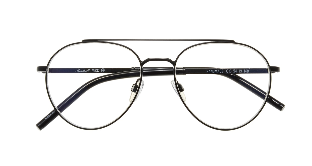 マーシャルアイウェア Mick-Small Opt-Black Velvet MA0003-201200-101 [メタル/丸メガネ]  3