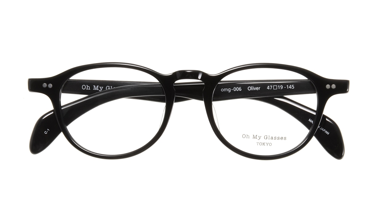 Oh My Glasses TOKYO Oliver omg-006 1-47 [黒縁/鯖江産/丸メガネ]  3