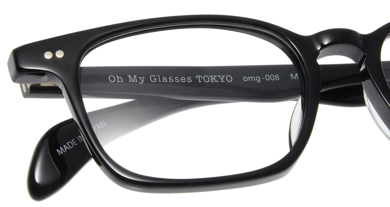 Oh My Glasses TOKYO Marc omg-008 1-51 [黒縁/鯖江産/ウェリントン]  4