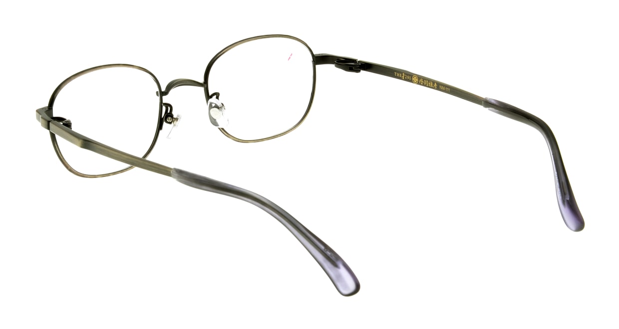 丹羽 雅彦 NM-111-C-3-47 [メタル/鯖江産/ウェリントン/グレー]  2