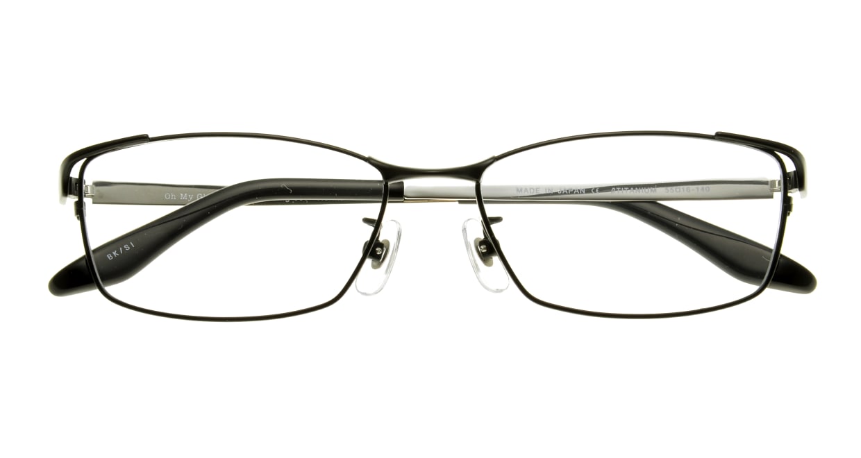 Oh My Glasses TOKYO Norman omg-057 BK/SI-55 [メタル/鯖江産/スクエア]  3