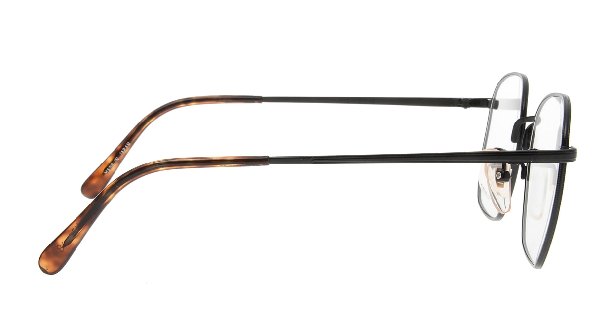 ブイオーシー NO1218-BK-53 [メタル/鯖江産/ウェリントン]  1