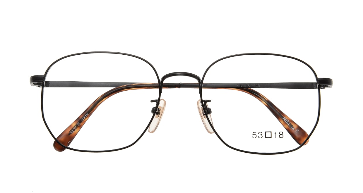 ブイオーシー NO1218-BK-53 [メタル/鯖江産/ウェリントン]  3