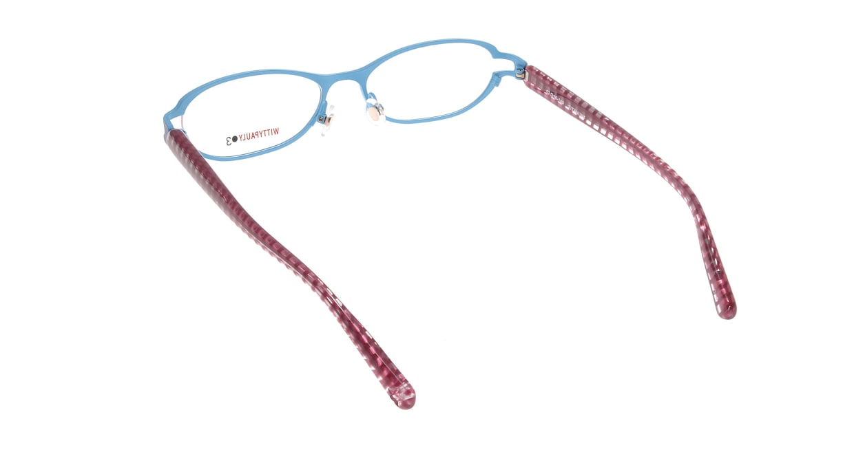 ウィッティポーリー03 201-4 [メタル/鯖江産/オーバル/紫]  2