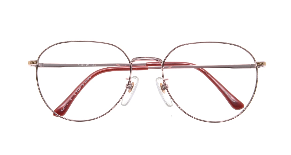 ブイオーシー 20-07-PK-53 [メタル/鯖江産/丸メガネ/ピンク]  3