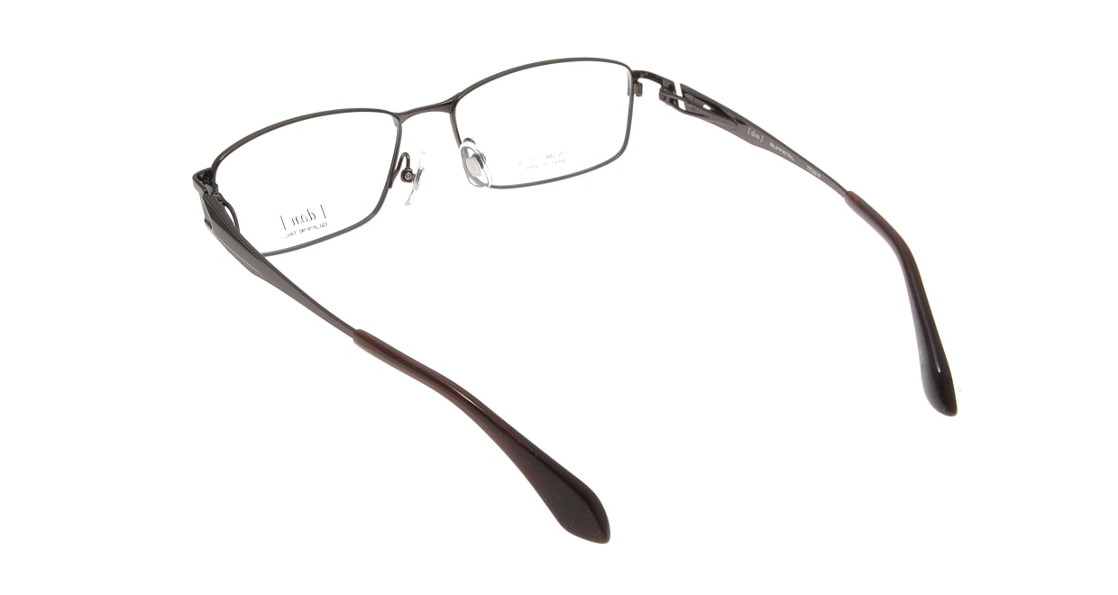 ドゥアン DUN2097-3 [メタル/鯖江産/スクエア/茶色]  2