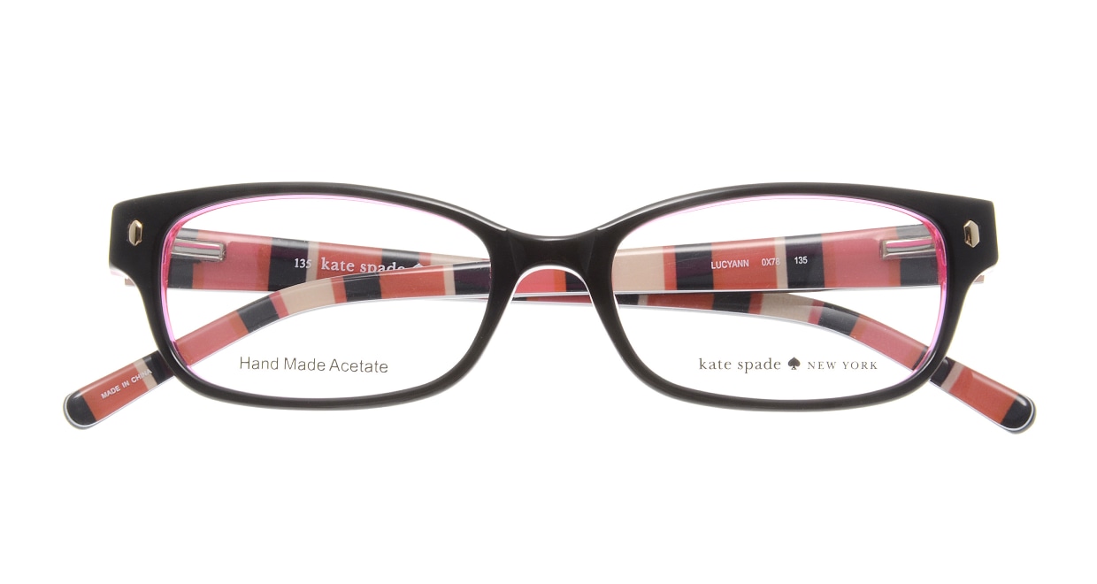 ケイトスペード LUCYANN-X78 [黒縁/スクエア]  3