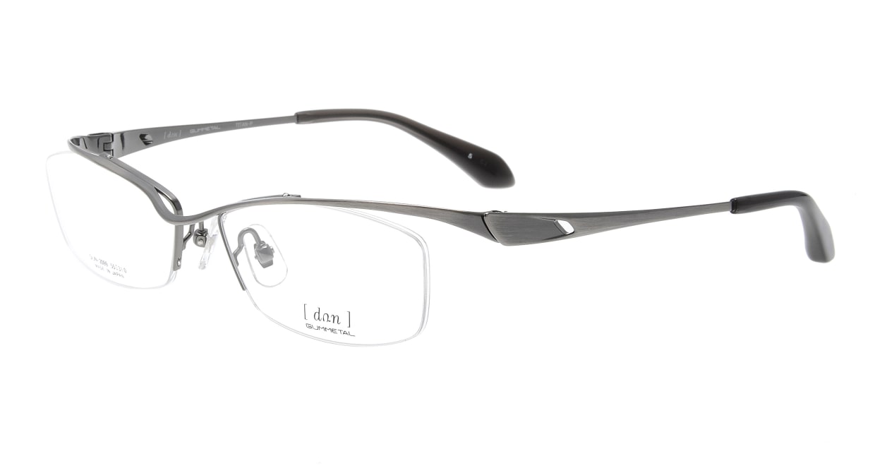 ドゥアン DUN2099-5 [メタル/鯖江産/ハーフリム/スクエア/グレー] 