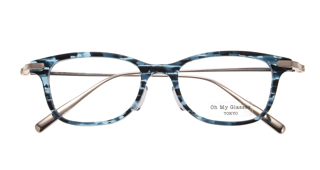 Oh My Glasses TOKYO Julian omg-066-4-47 [鯖江産/ウェリントン/青]  3