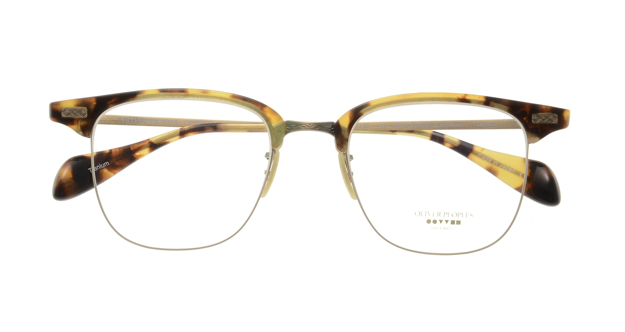 オリバーピープルズ EXECTIVE I-DTB/AG [メタル/鯖江産/ハーフリム/ウェリントン/べっ甲柄]  3