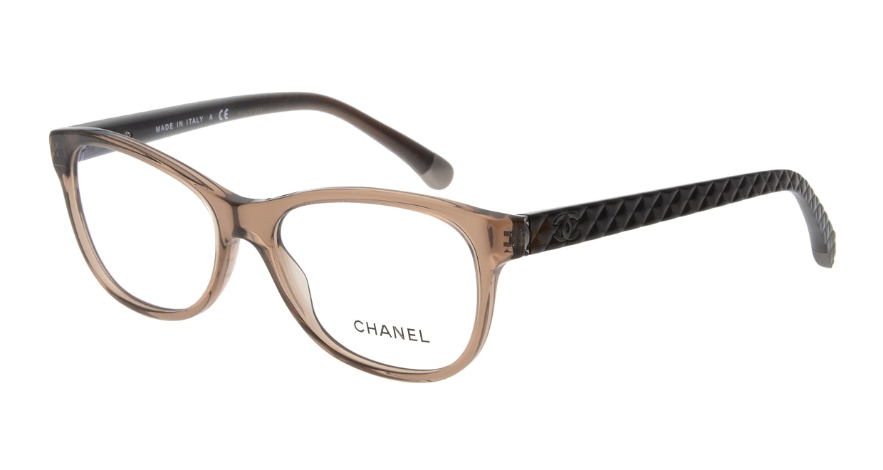 シャネル CH3323-C1529-54 Transparent Brown [ウェリントン/茶色] 