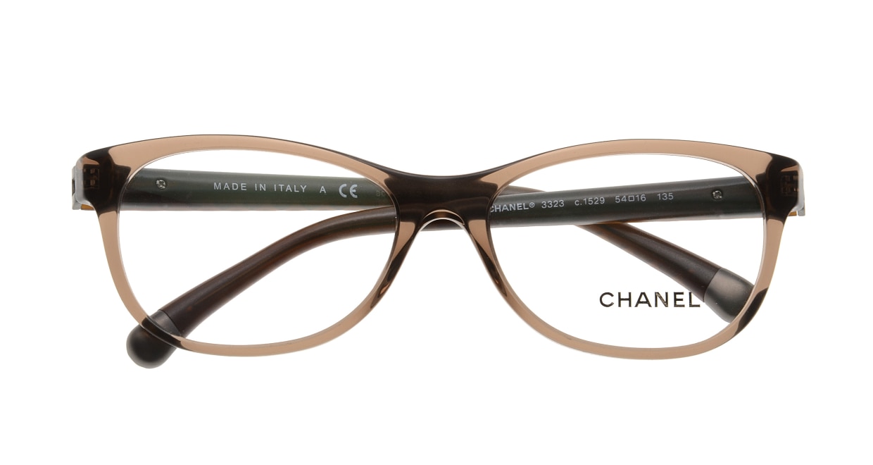 シャネル CH3323-C1529-54 Transparent Brown [ウェリントン/茶色]  3