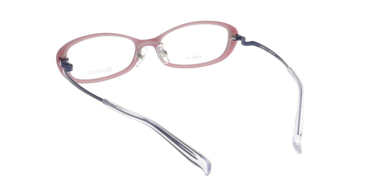 アミパリ AT-8904-6-52 [鯖江産/オーバル/赤]  2