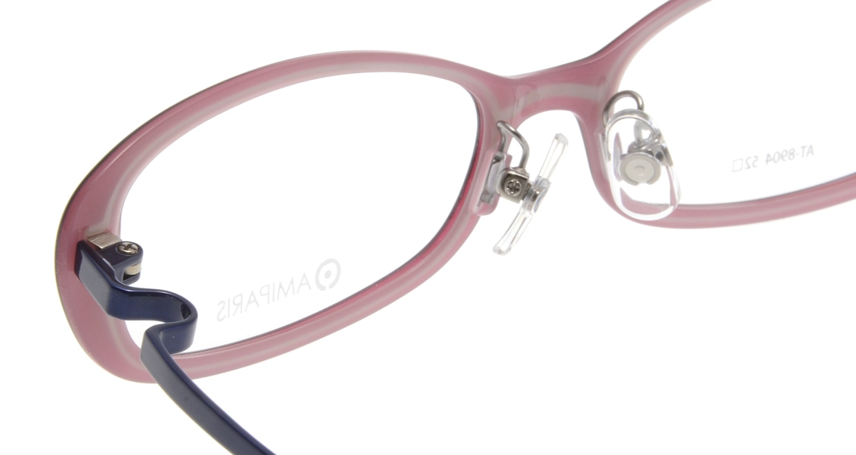 アミパリ AT-8904-6-52 [鯖江産/オーバル/赤]  4