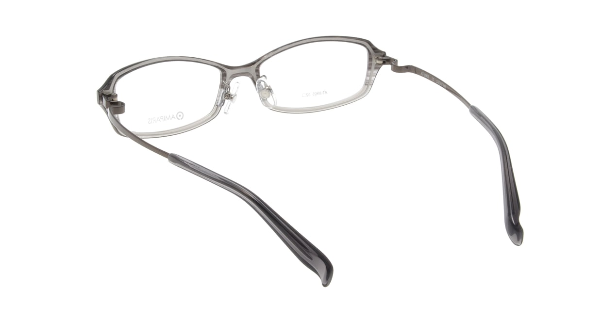 アミパリ AT-8905-15-52 [鯖江産/スクエア/グレー]  2