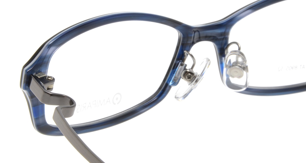 アミパリ AT-8905-39-52 [黒縁/鯖江産/スクエア]  4