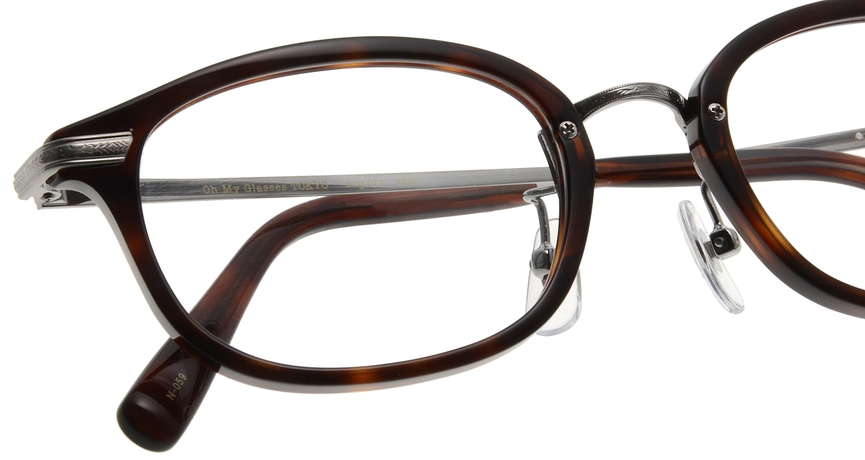 Oh My Glasses TOKYO Albert omg-071-59-12 [鯖江産/ウェリントン/茶色]  4