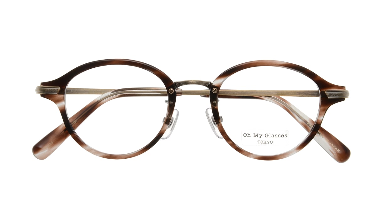 Oh My Glasses TOKYO Mickey omg-073-18-12 [鯖江産/丸メガネ/べっ甲柄]  3