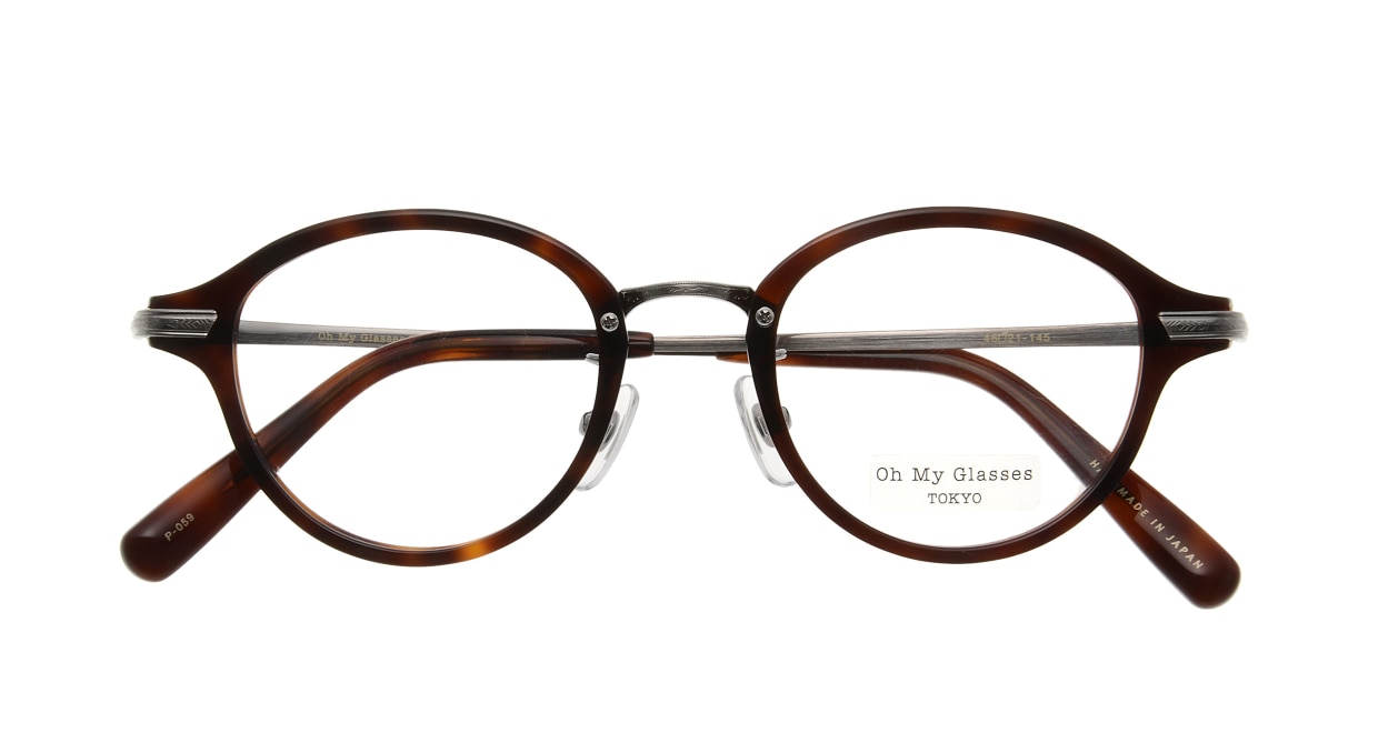 Oh My Glasses TOKYO Mickey omg-073-59-12 [鯖江産/丸メガネ/茶色]  3