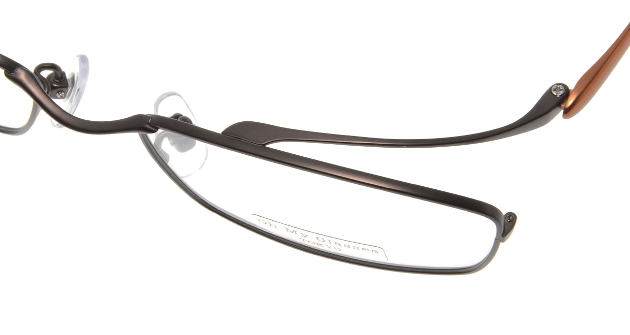 Oh My Glasses TOKYO Thomas omg-076-4-55 [メタル/鯖江産/ウェリントン/茶色]  4