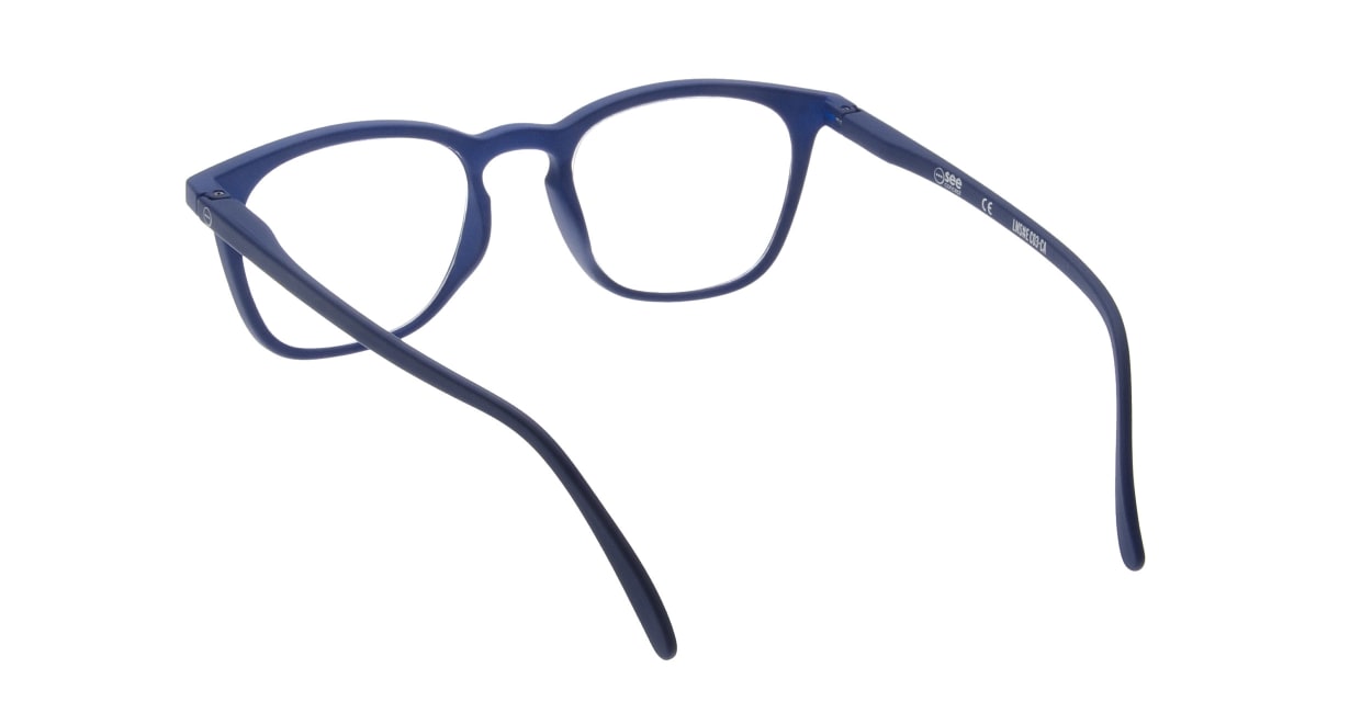 イジピジ リーディンググラス +2.5 #E-NAVY [老眼鏡/ウェリントン/青]  2