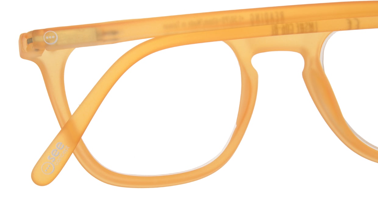 イジピジ リーディンググラス +1.5 #E-YELLOW [老眼鏡/ウェリントン/黄色]  4
