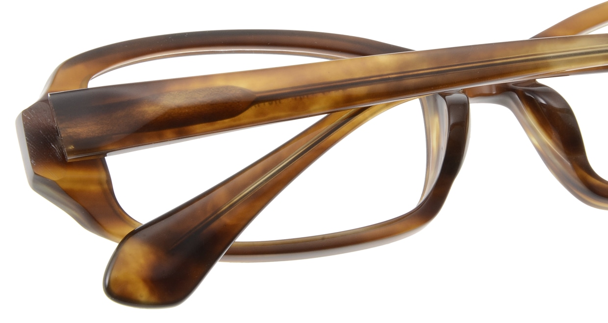 レスザンヒューマン U4da100kn-其ノ弐-BR [鯖江産/スクエア/茶色]  4