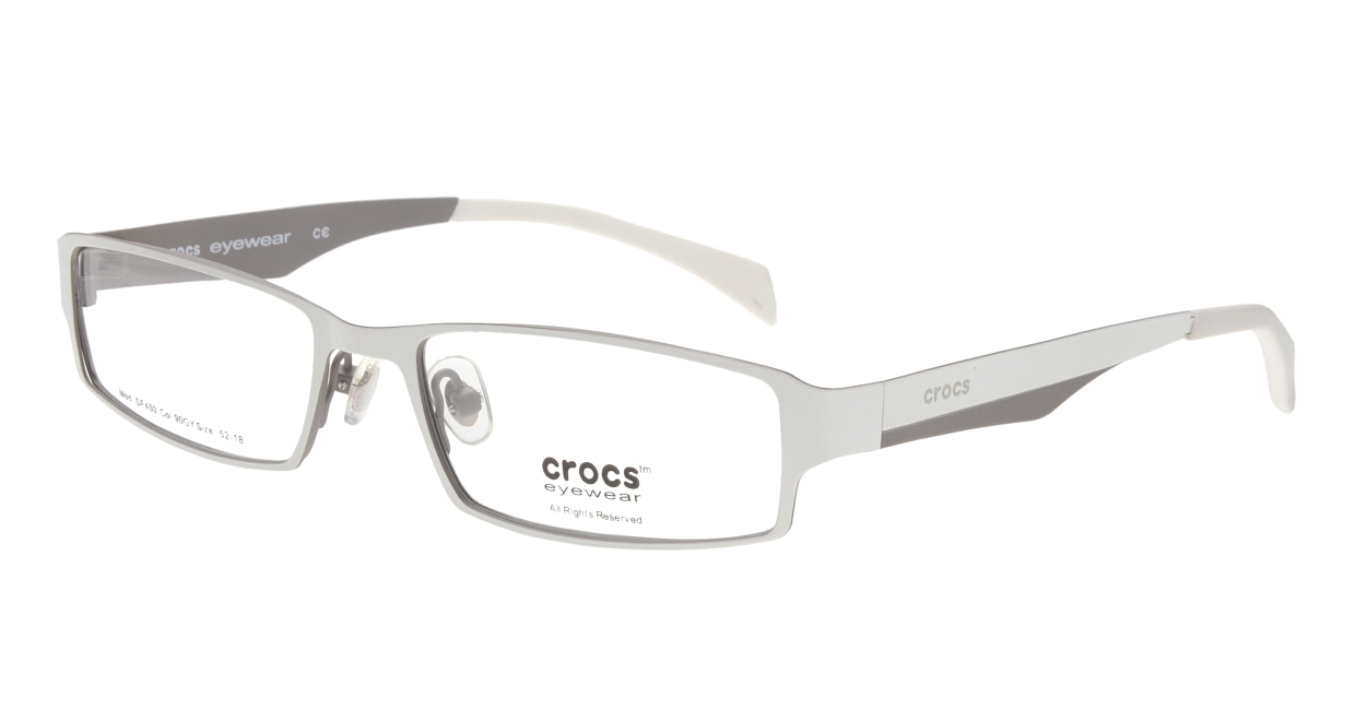 クロックスアイウェア CF403-90GY [メタル/スクエア/白] 