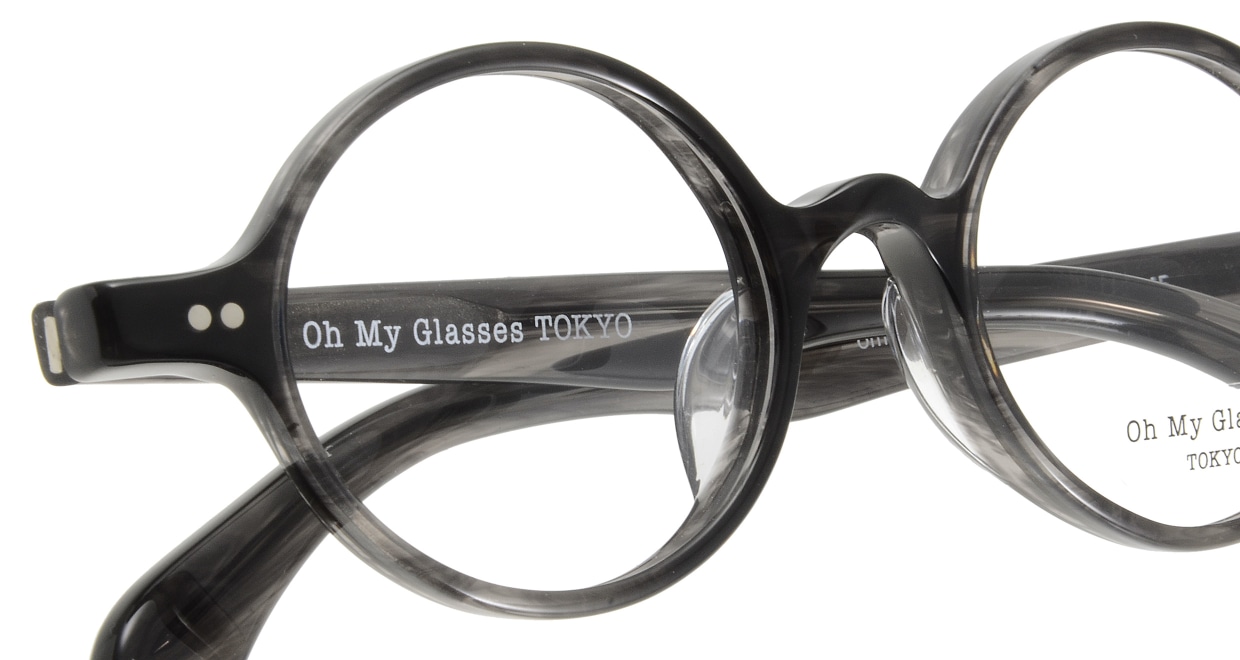 Oh My Glasses TOKYO Alex omg-007 6-45 [黒縁/鯖江産/丸メガネ]  4