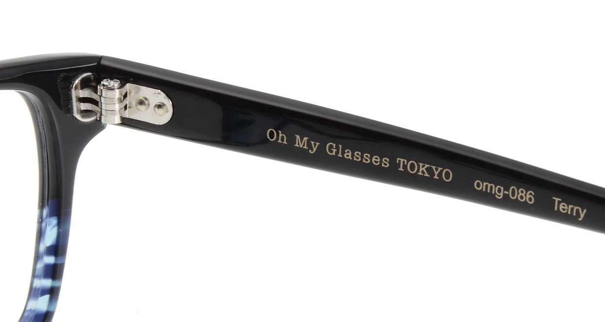 Oh My Glasses TOKYO Terry omg-086-6-53 [黒縁/鯖江産/ウェリントン]  5