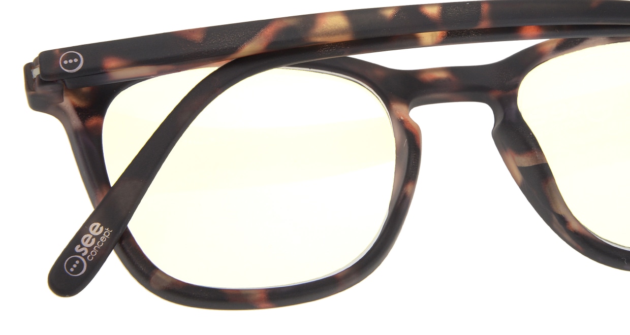 イジピジ リーディンググラス PC用 +2.0 #E TORTOISE [老眼鏡/ブルーライトカット/ウェリントン/べっ甲柄]  4