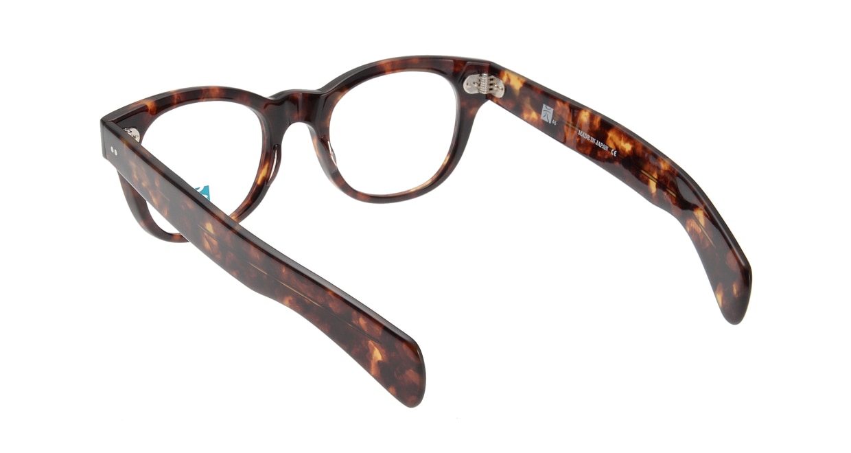 元 GEN-46-ﾌﾞﾗｳﾝﾃﾞﾐ-49 [鯖江産/ウェリントン/べっ甲柄]  2