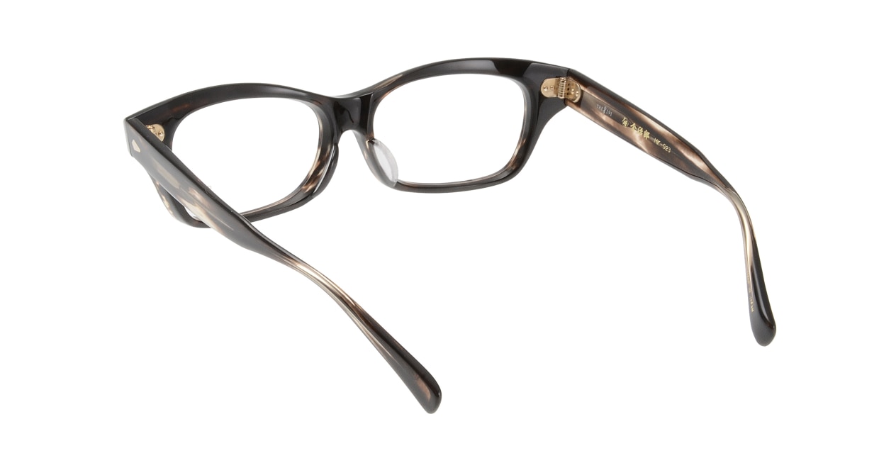 金治郎 MK-023-C-4-55 [鯖江産/ウェリントン/茶色]  2