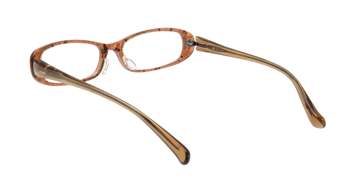 ベセペセ BP-3059-2-50 [鯖江産/スクエア/茶色]  2