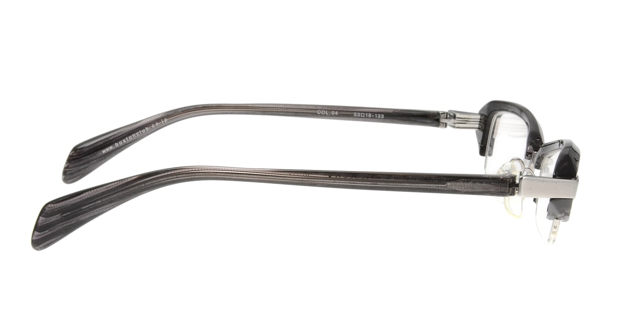 ジャポニスム JN-410-4-53 [黒縁/鯖江産/ハーフリム/スクエア]  1