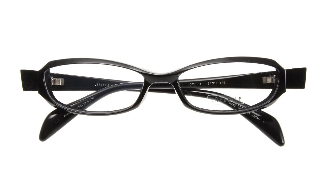 ジャポニスム JN-407-1-54 [黒縁/鯖江産/スクエア]  3